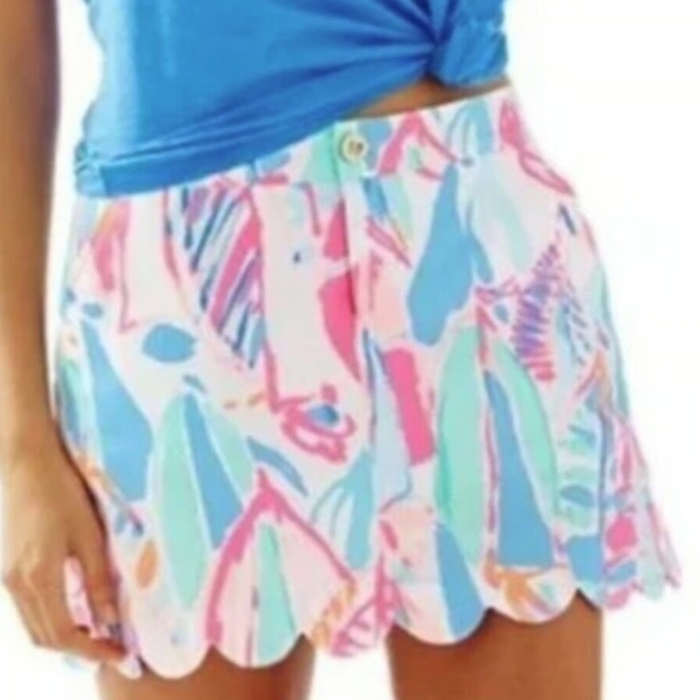 Lilly Pulitzer Colette Skort In Multi Out To Sea